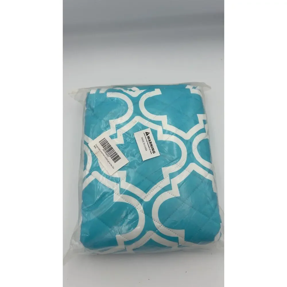 Light Blue and White Sofa Cover *NEW IN ORIGINAL PACKAGE*